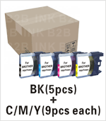 BJ-B67BK(x5)+67C/M/Y(x3)