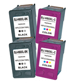 代用 HP 60BK + HP 60C(XL set) 